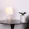 13" Glass Sphere Table Lamp with White Fabric Shade by Ashland®